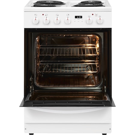 Frigidaire 24-in. Electric Front Control Freestanding Coil Grates ADA Range in White FFEH2422UW
